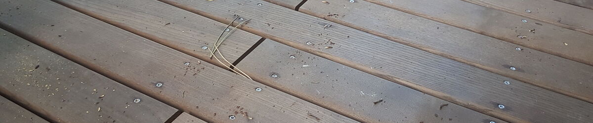 © Thermoesche – Terrassendielen verschraubt © Thermoesche – Terrassendielen verschraubt